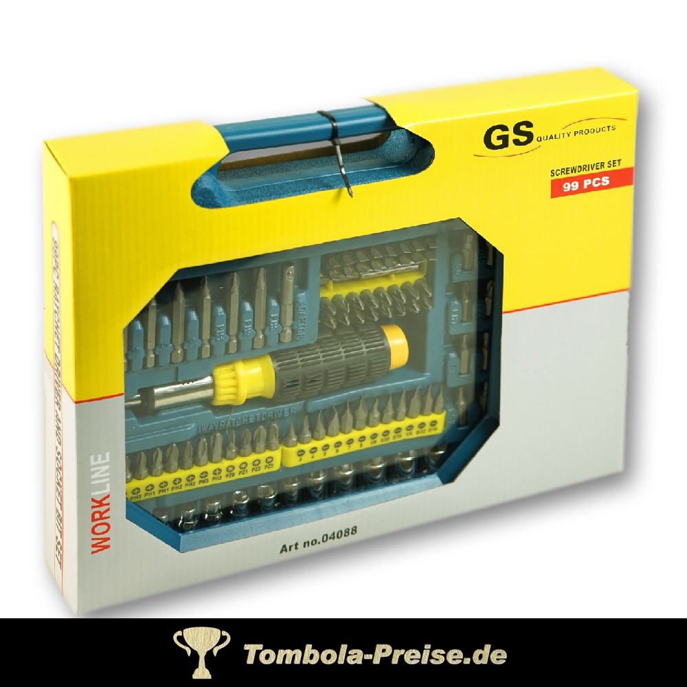 TreuePräsent Schraubenzieher Set 99-teilig