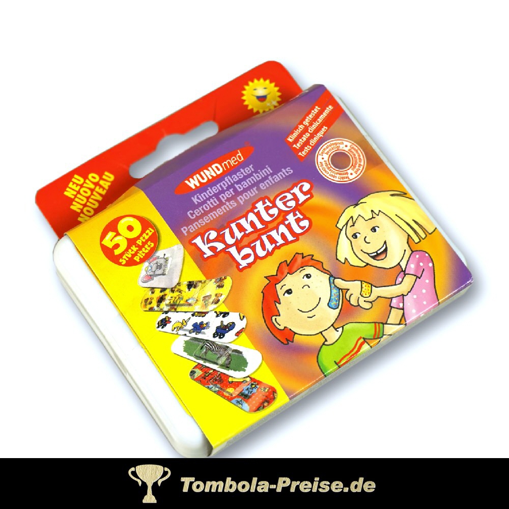 TreuePräsent Bunte Kinderpflaster