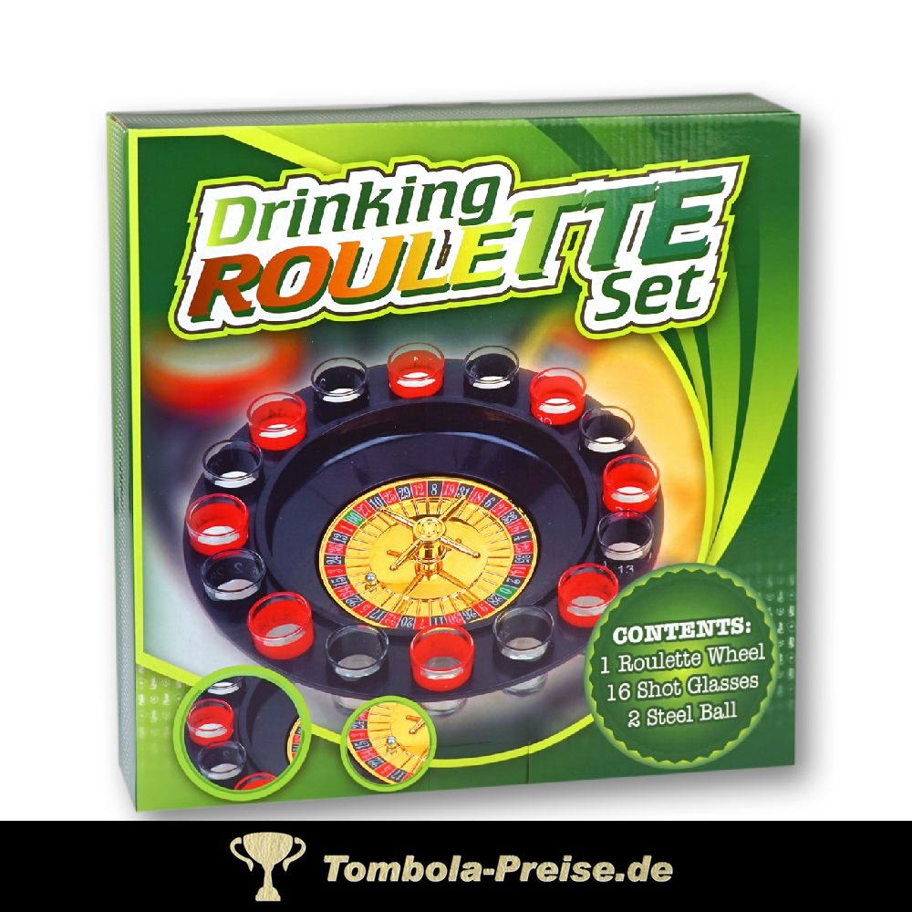 Trinkspiel Roulette mit Gläsern