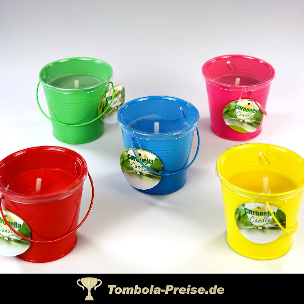 Duftkerzen im Eimerchen 10 cm