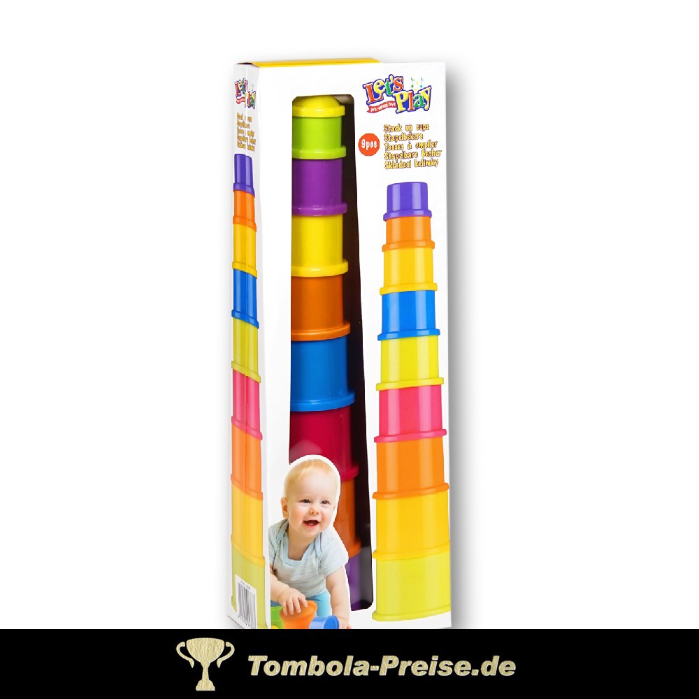 Spielbecher Stapelturm