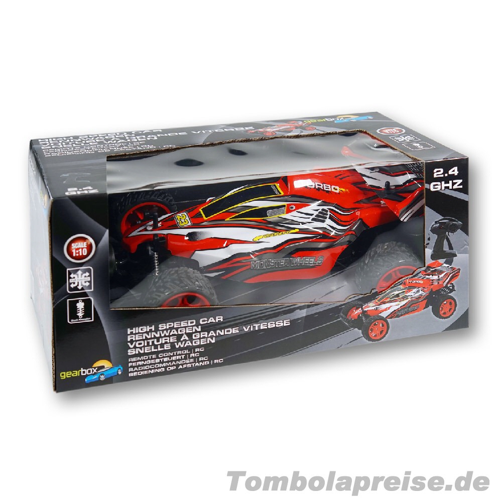 Tombolapreis Rennwagen mit Stossdämpfern RC