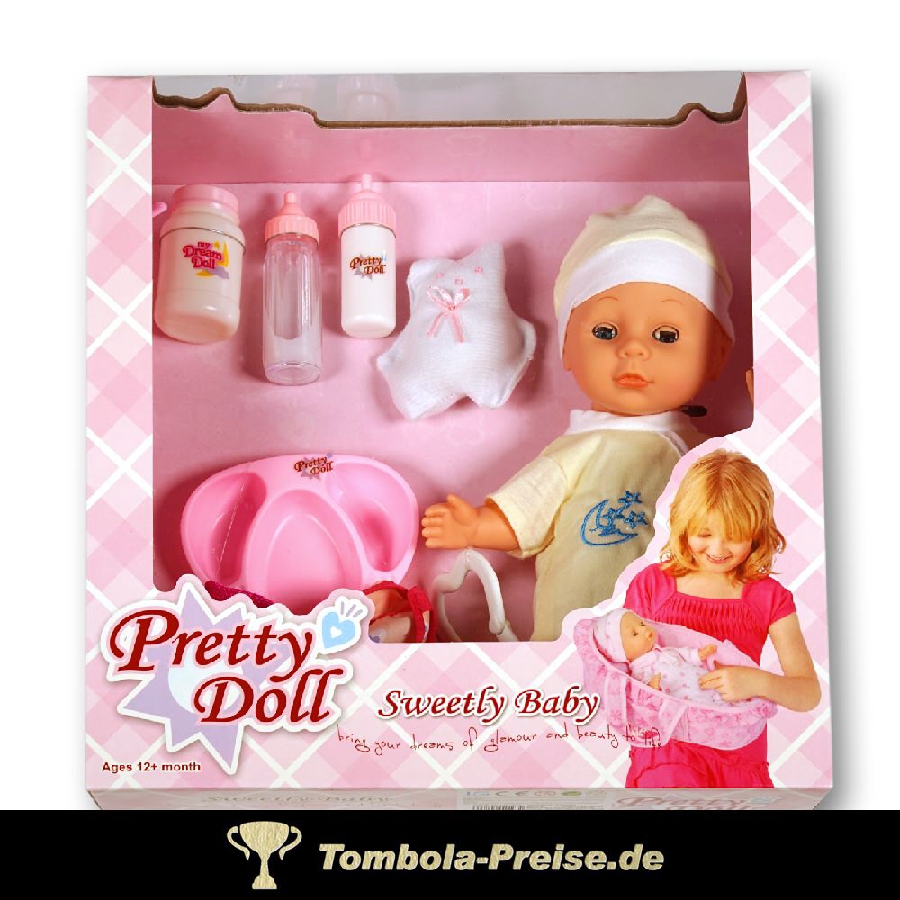 Babypuppe mit Zubehör