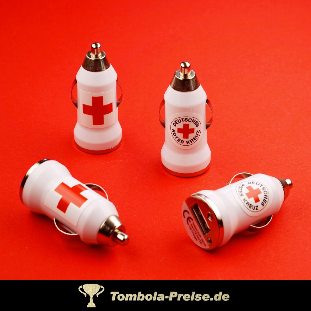 USB-Ladeadapter fürs Auto mit Kreuz
