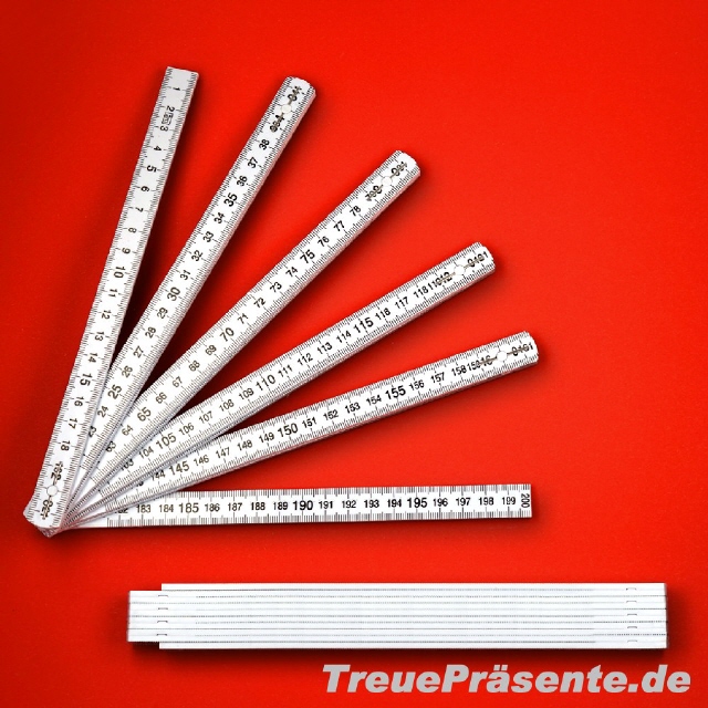 Zollstock mit individuellem Druck