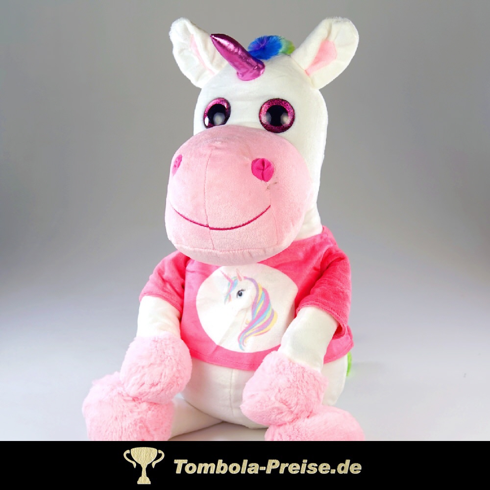 Plüsch-Einhorn mit Shirt