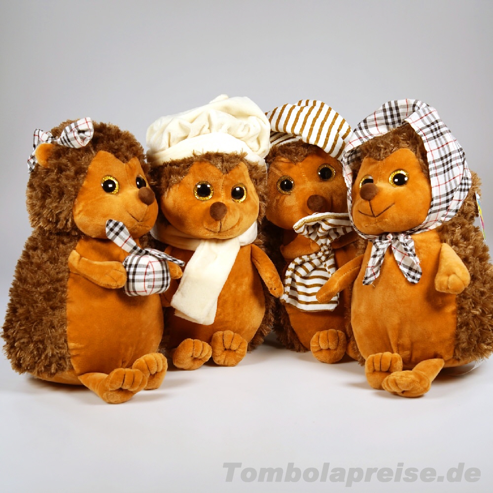 Tombolapreis Plüsch-Igelfamilie
