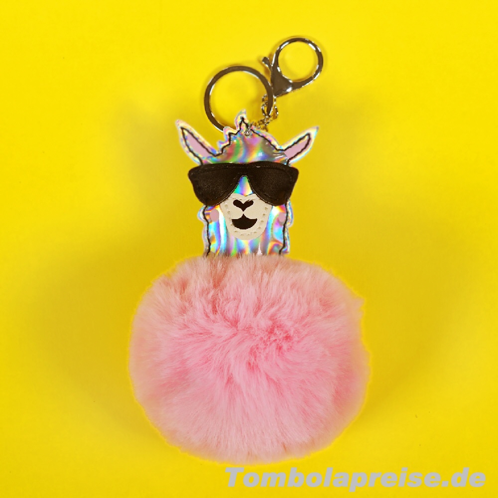 Tombolapreis Schlüsselanhänger Lama-Puschel