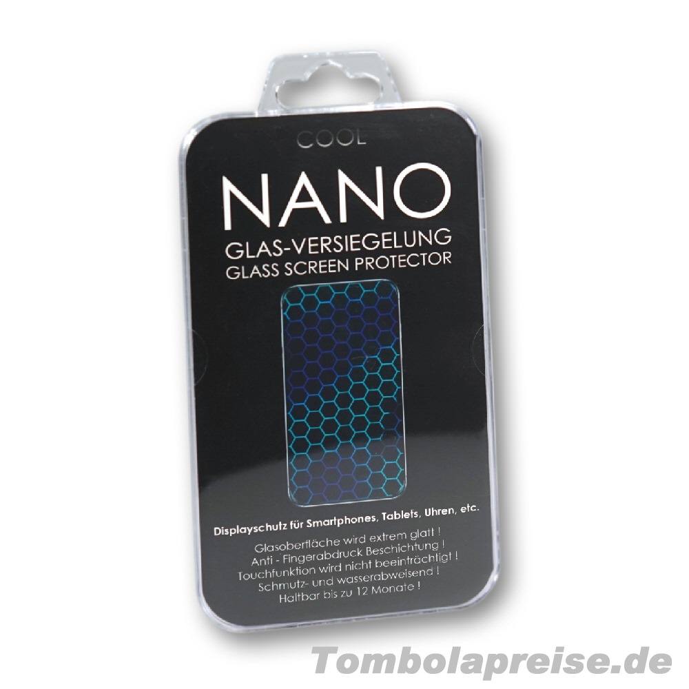 Tombolapreis Displayschutz Handy-Glasversiegelung