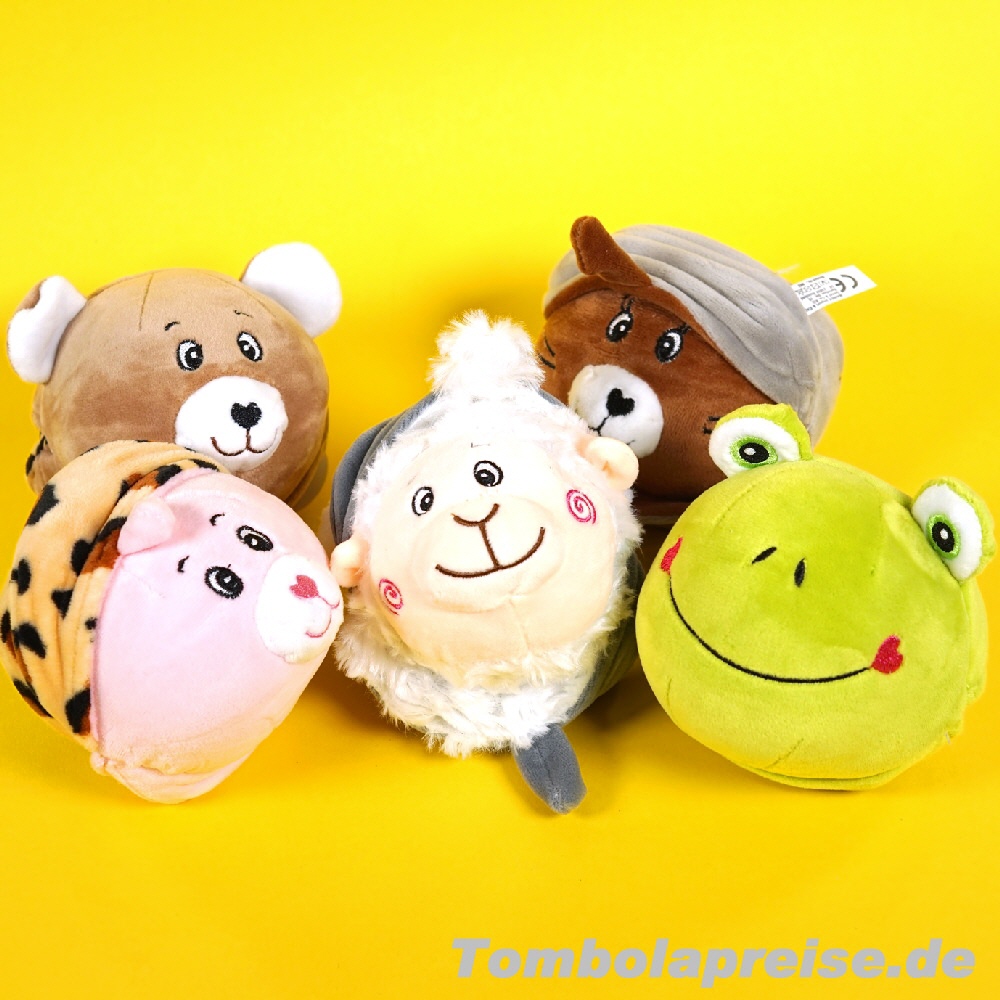 Tombolapreis Plüsch-Wendetiere vorher