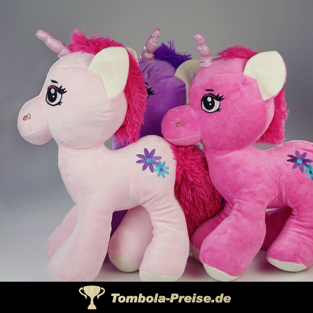 Einhorn aus Plüsch