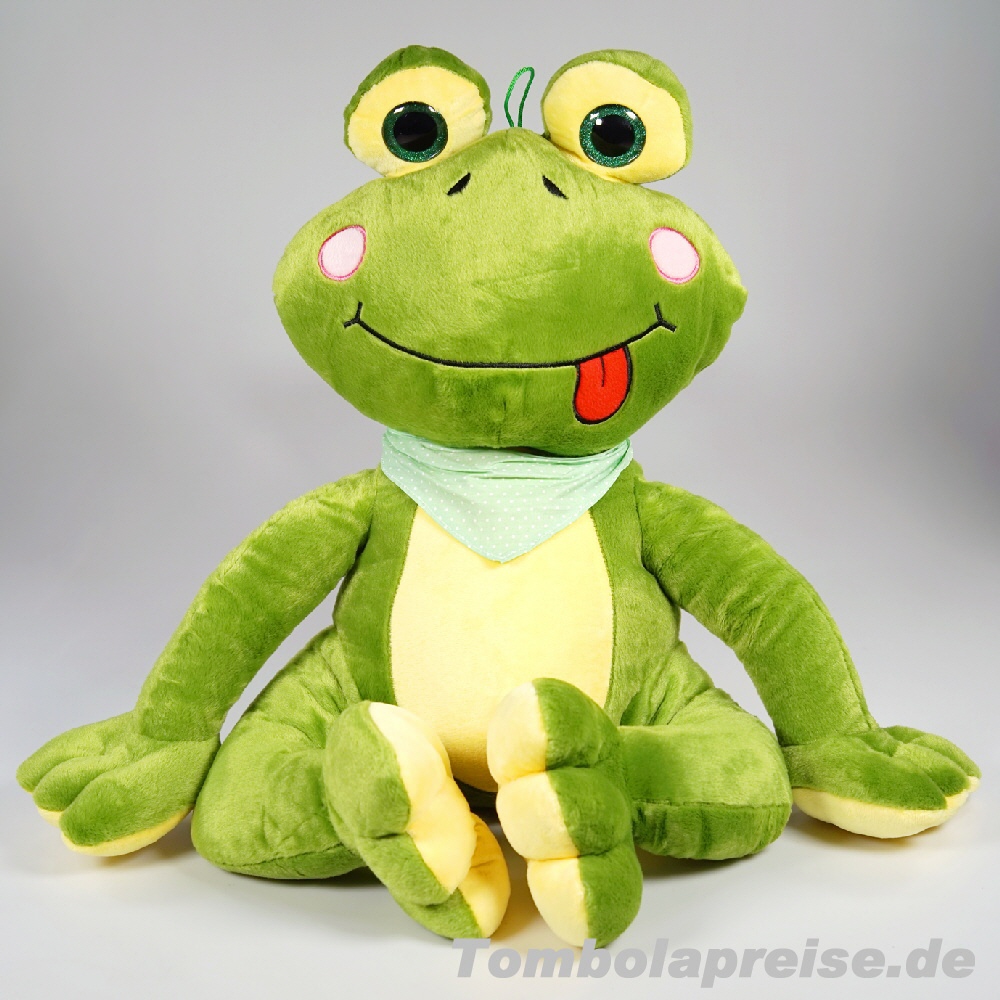 Tombolapreis Plüsch-Frosch 52 cm