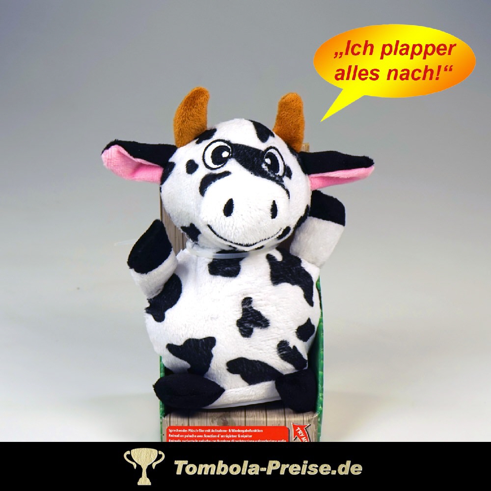 Nachplapper-Plüschkuh