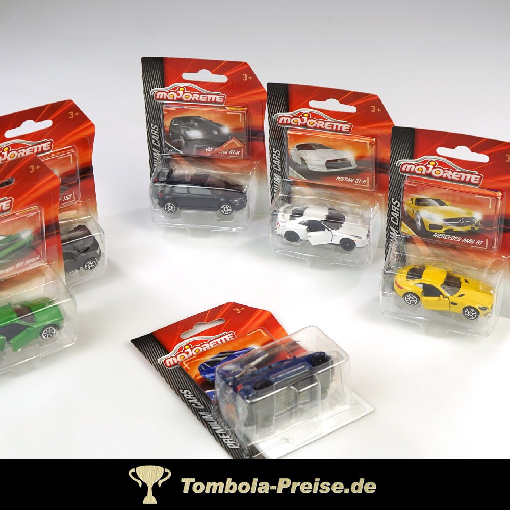 Premium Spielzeugautos sortiert