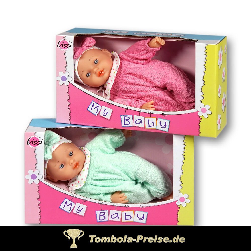 Baby-Puppen im Karton