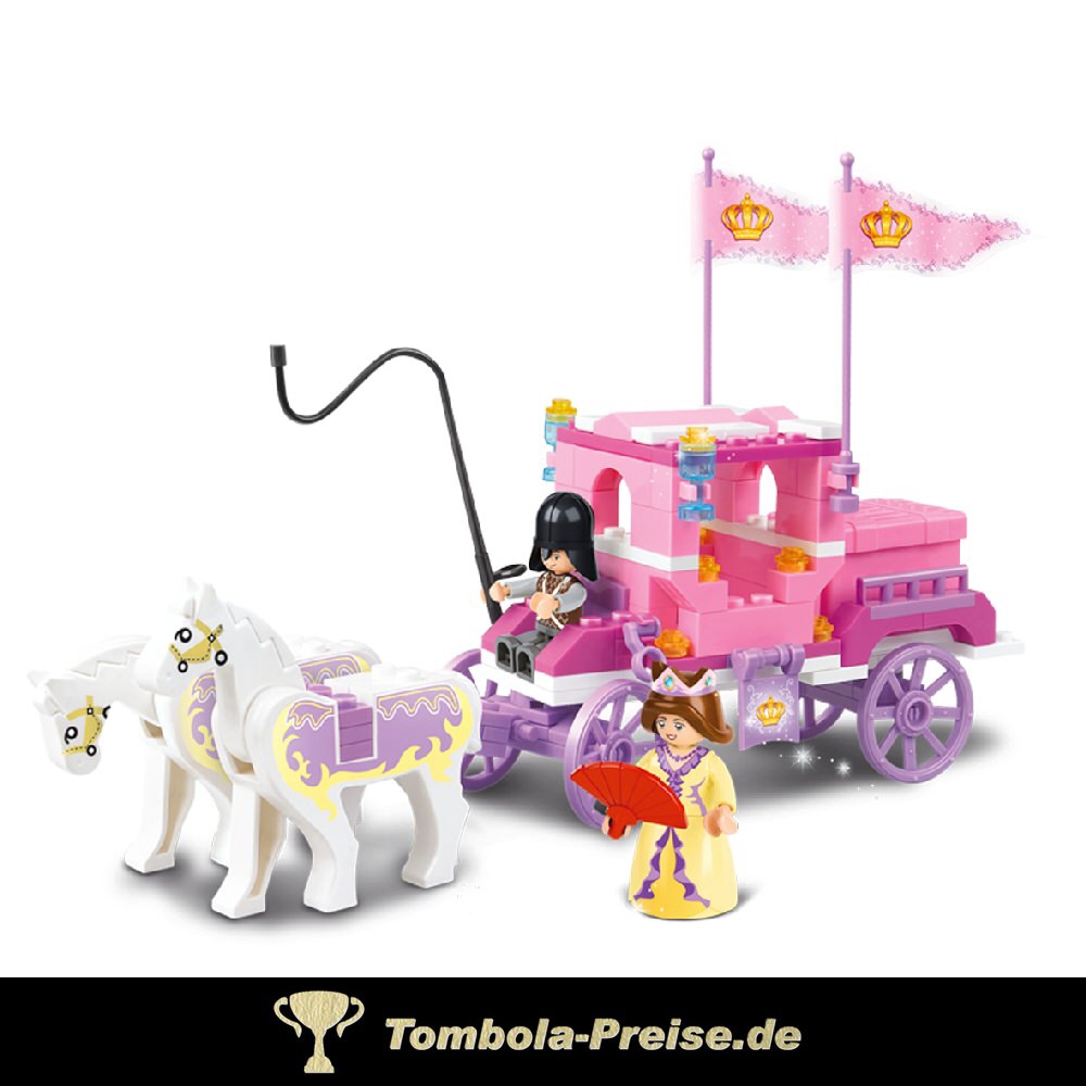 Kutsche Königspaar Steckbaukasten