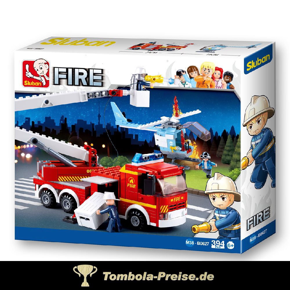 Steckbaukasten Löschzug Feuerwehr