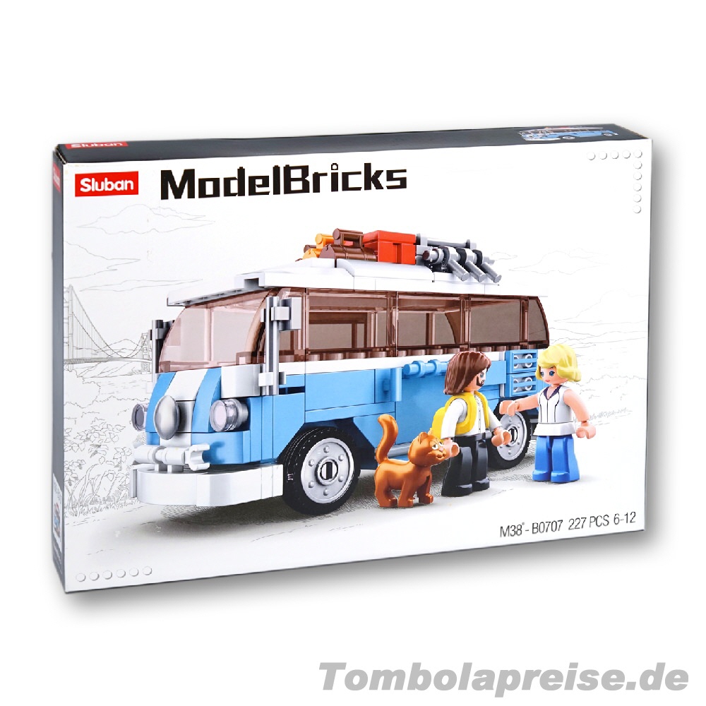 Tombolapreis Steckbausteinkasten Hippi-Bus