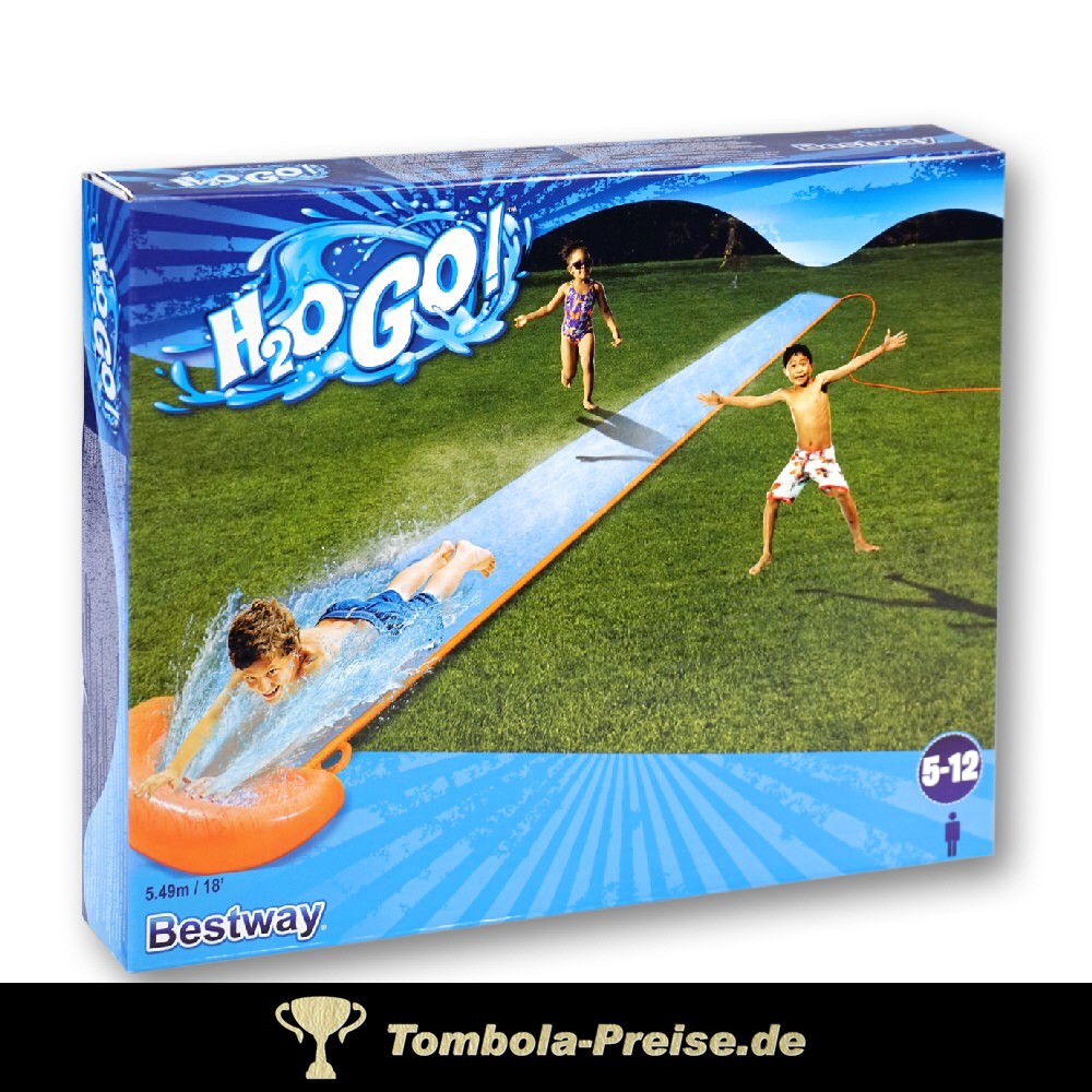 Wasser-Rutschbahn