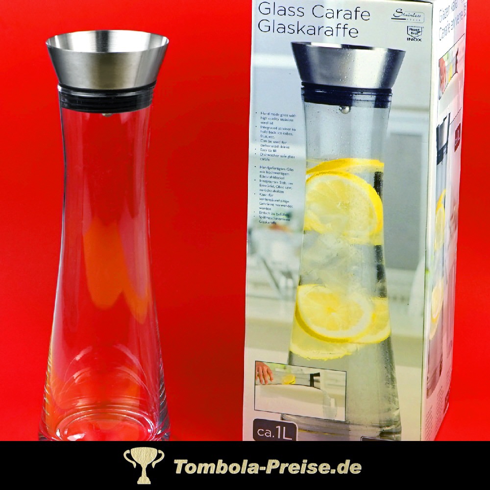 Große Glaskaraffe