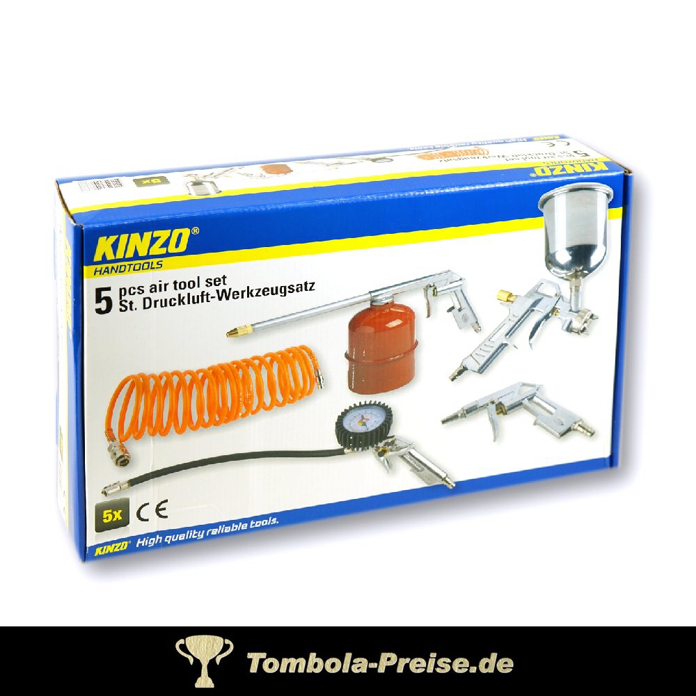 TreuePräsent Druckluft Werkzeugsatz 5 Teile