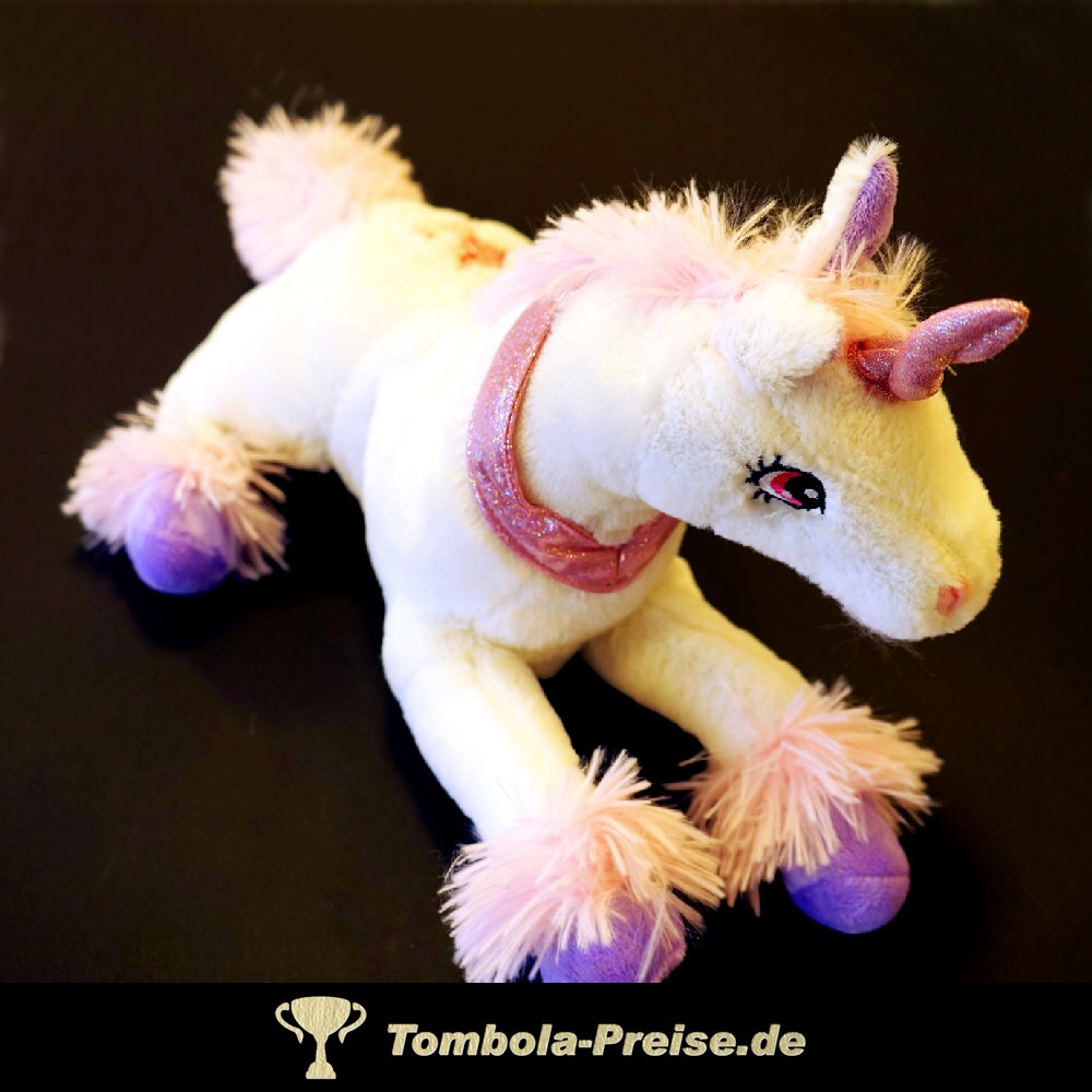 TreuePräsent Plüsch-Einhorn 35 cm