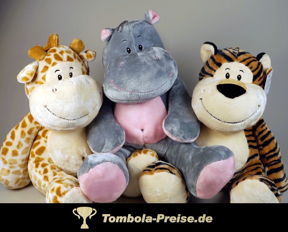 TreuePräsent Plüsch-Wildtiere sitzend