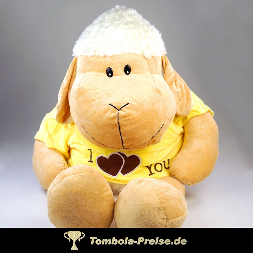 Plüsch-Schaf mit T-Shirt