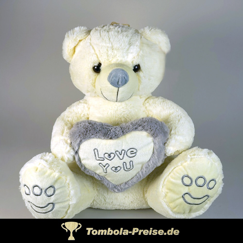 TreuePräsent Softplüschbär I love You 45 cm