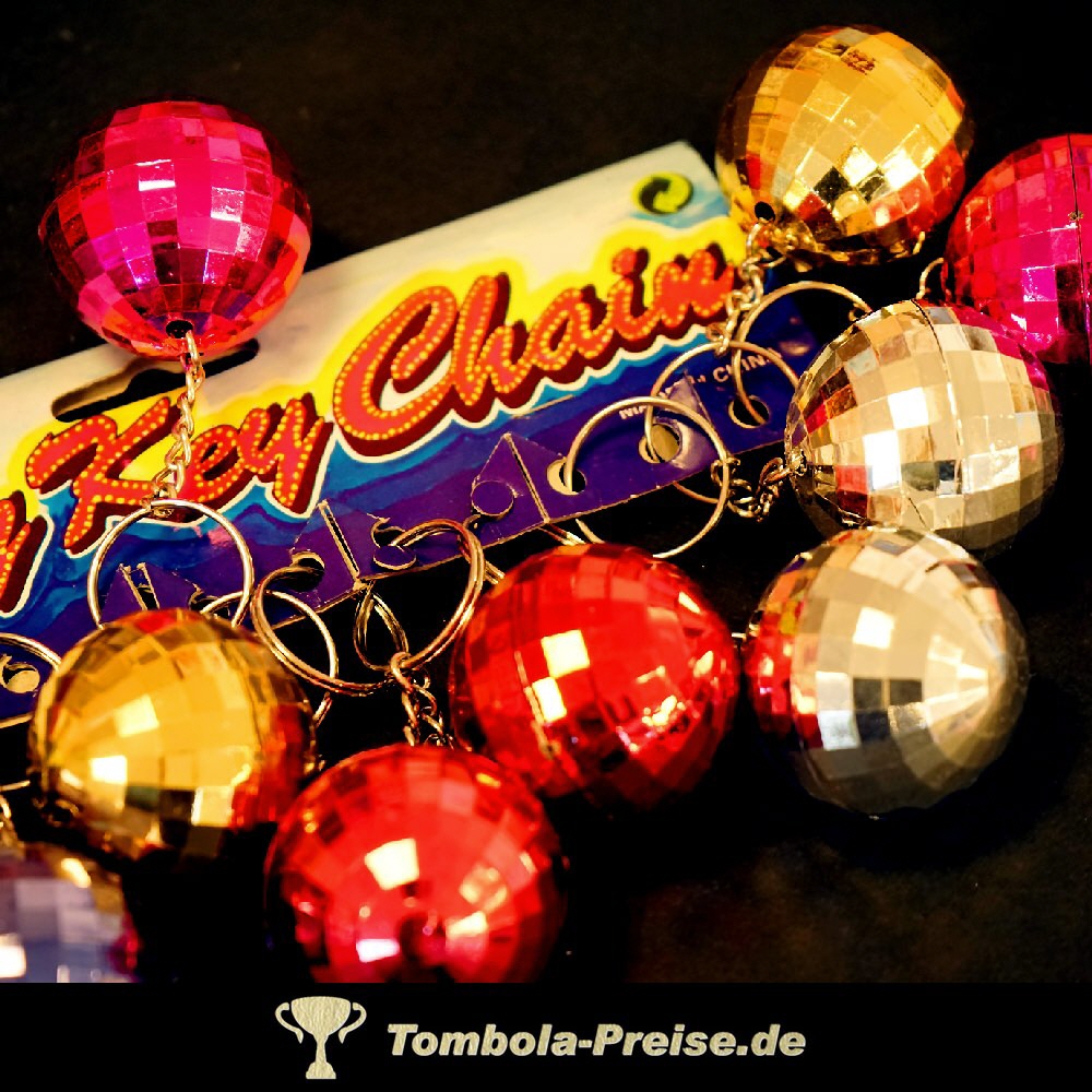 TreuePräsent Schlüsselanhänger Discokugel