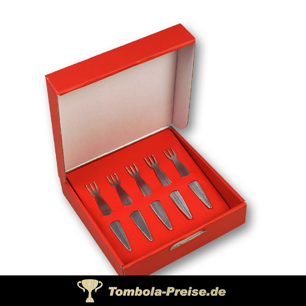Geschenk-Set fünf Pommesgabeln Modell 01