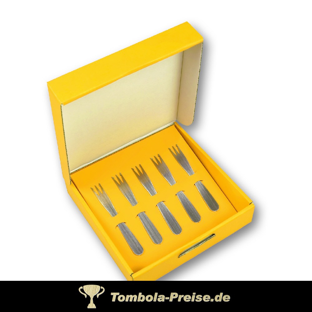 Geschenk-Set fünf Pommesgabeln Modell 03