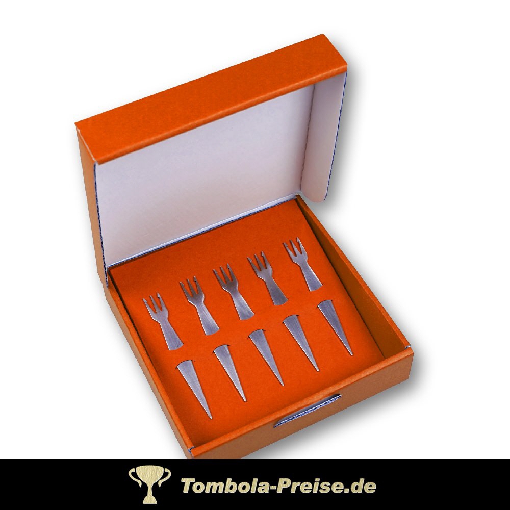 Geschenk-Set fünf Pommesgabeln Modell 05