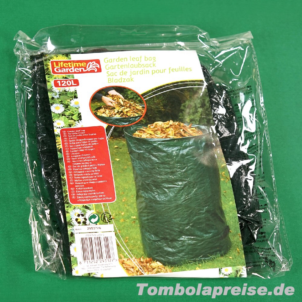 Tombolapreis Abfallsack für Gartenabfälle
