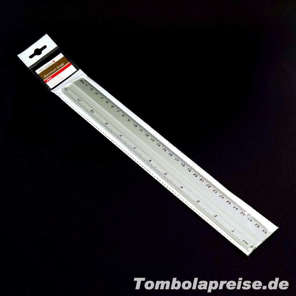 Tombolapreis Alu-Linieal 30 cm