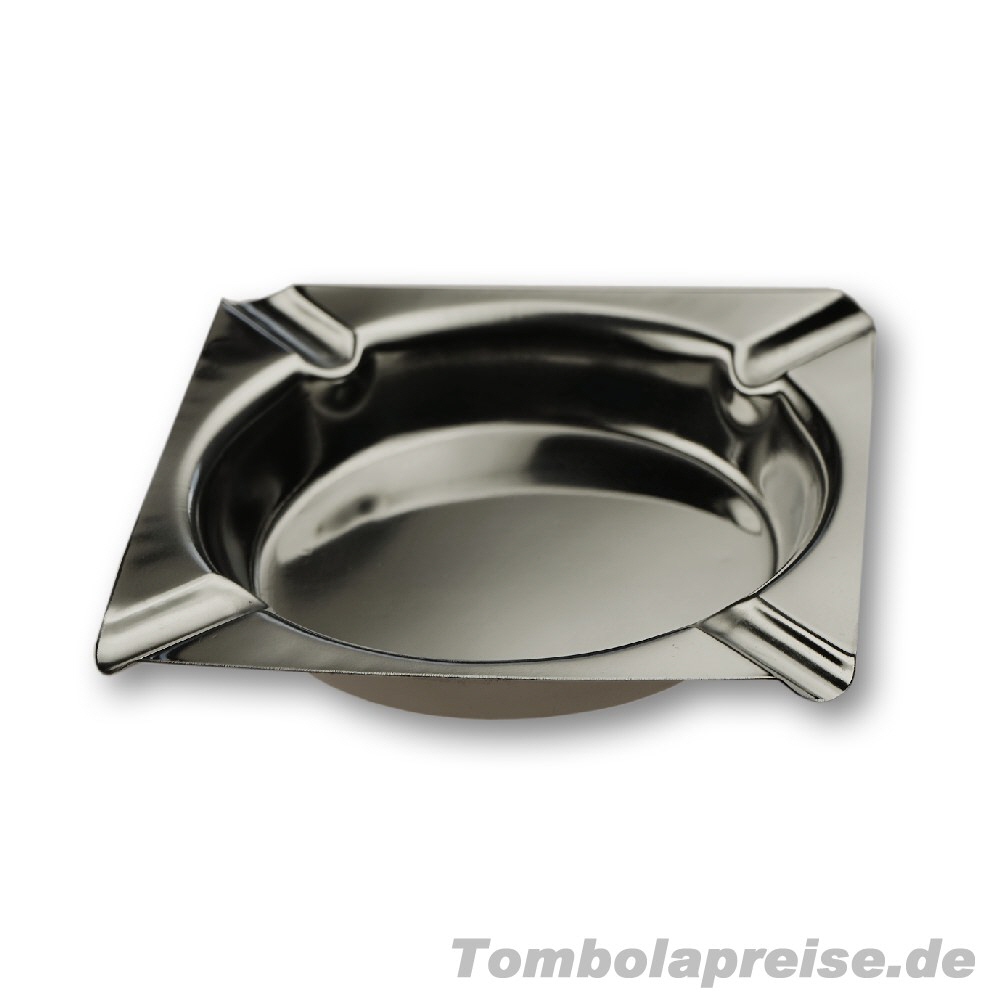 Tombolapreis Edelstahl-Aschenbecher