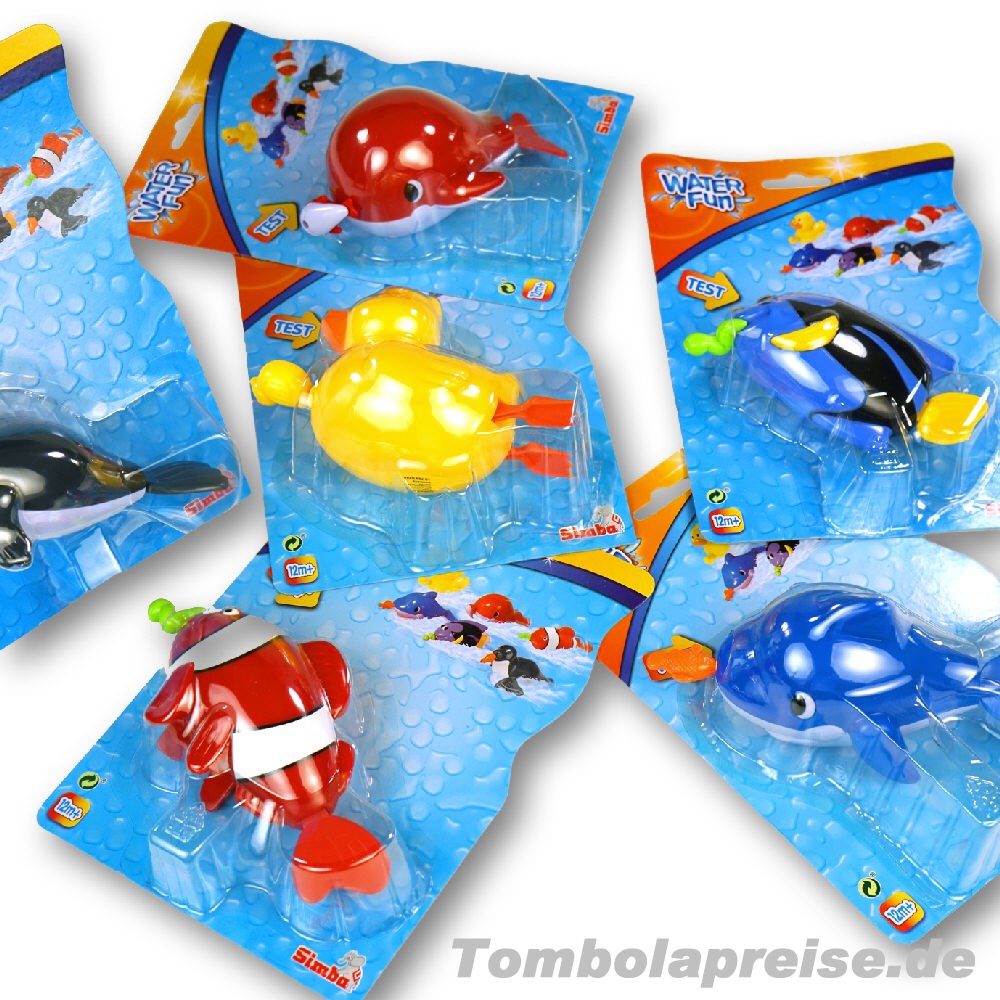 Tombolapreis Schwimmtiere zum Aufziehen