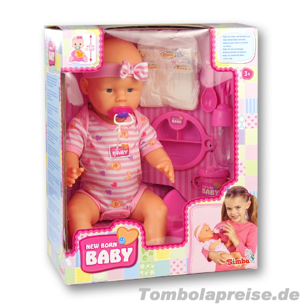 Tombolapreis Babypuppe 43 cm