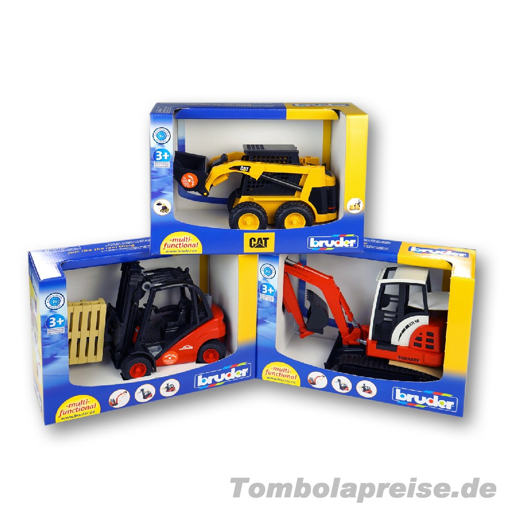 Tombolapreis Bruder Baustellenfahrzeuge