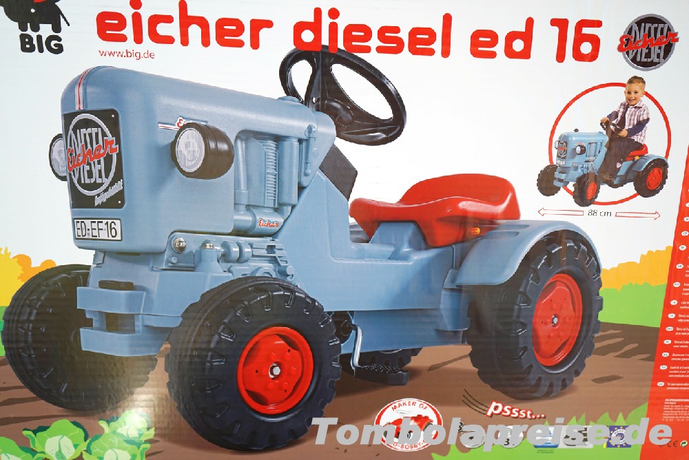 Tombolapreis Traktor Eicher-Diesel