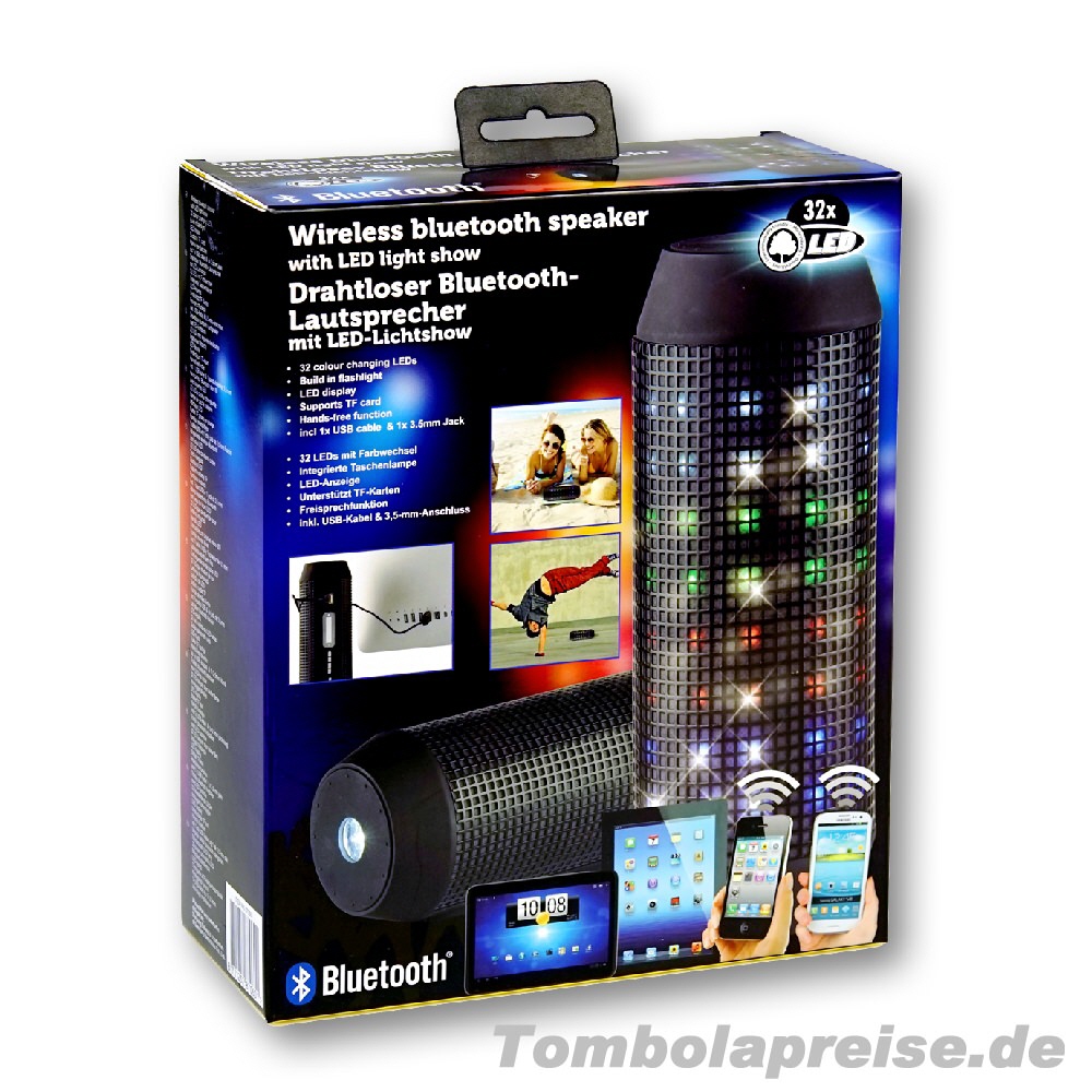 Tombolapreis Bluetooth-Lautsprecher Lichteffekt