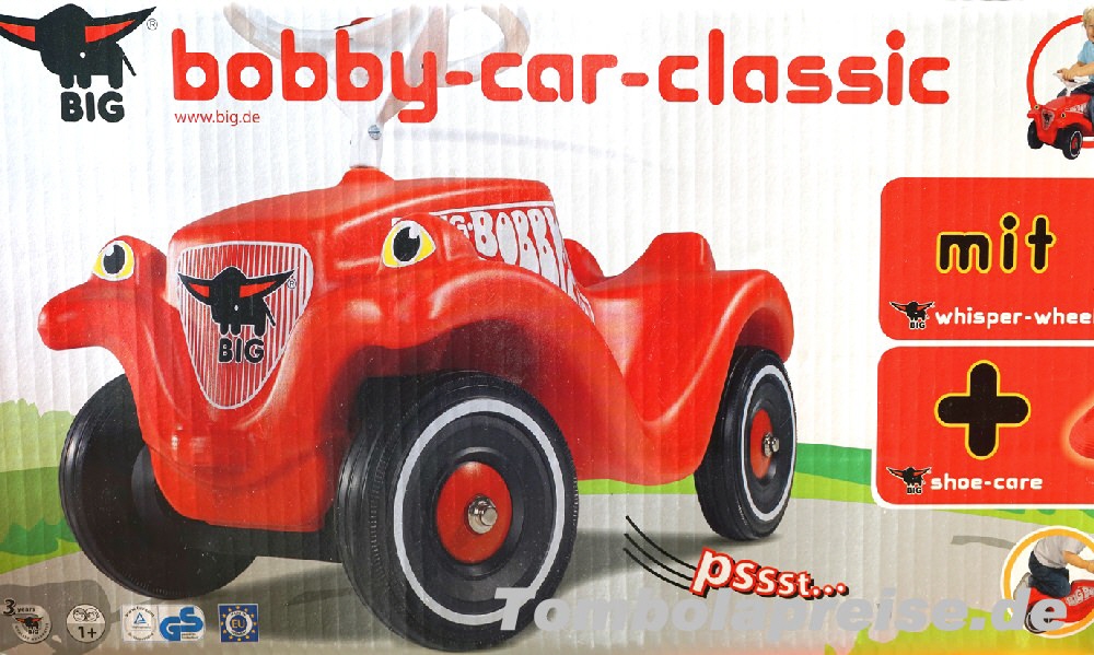 Tombolapreis Bobby-Car-Classic