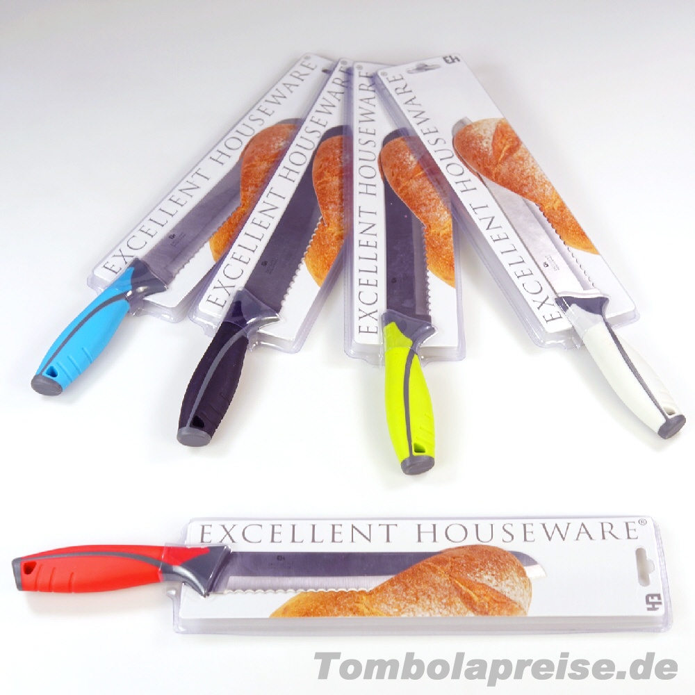 Tombolapreis Brotmesser bunt