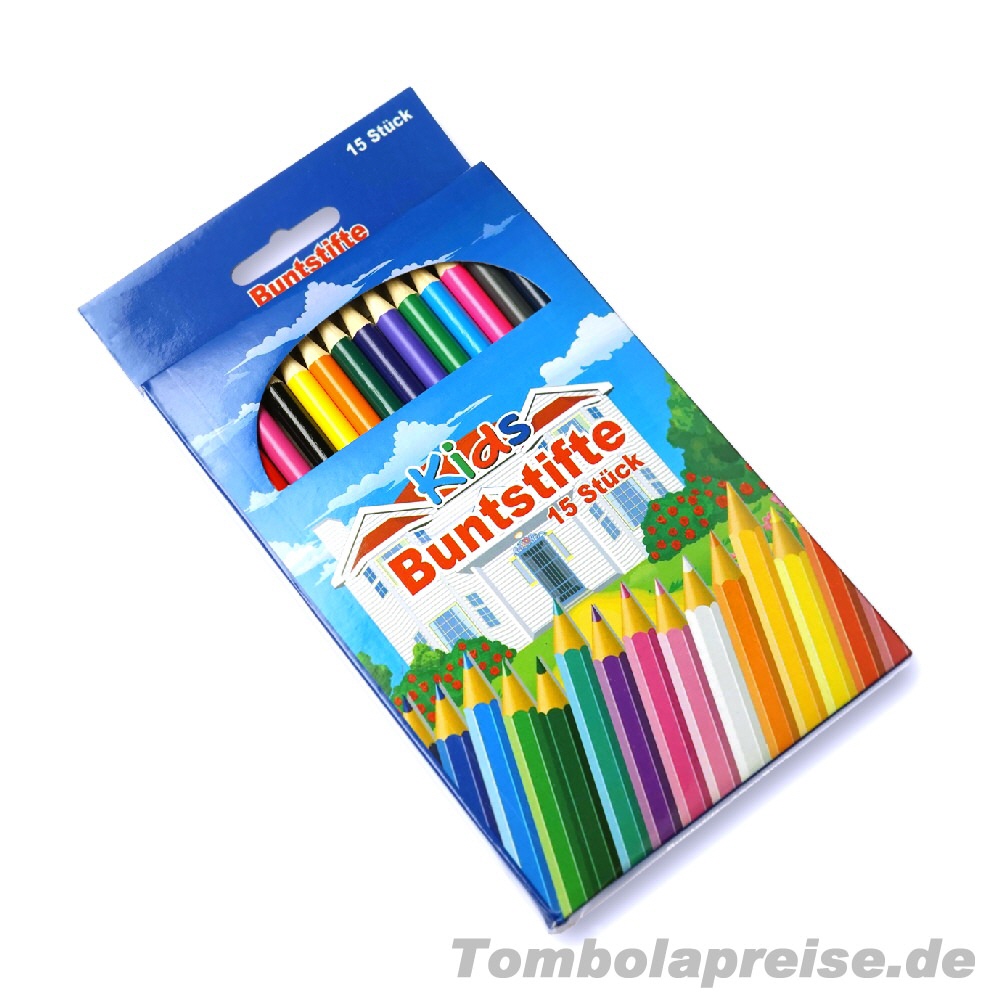 Tombolapreis Buntstifte 15er-Set