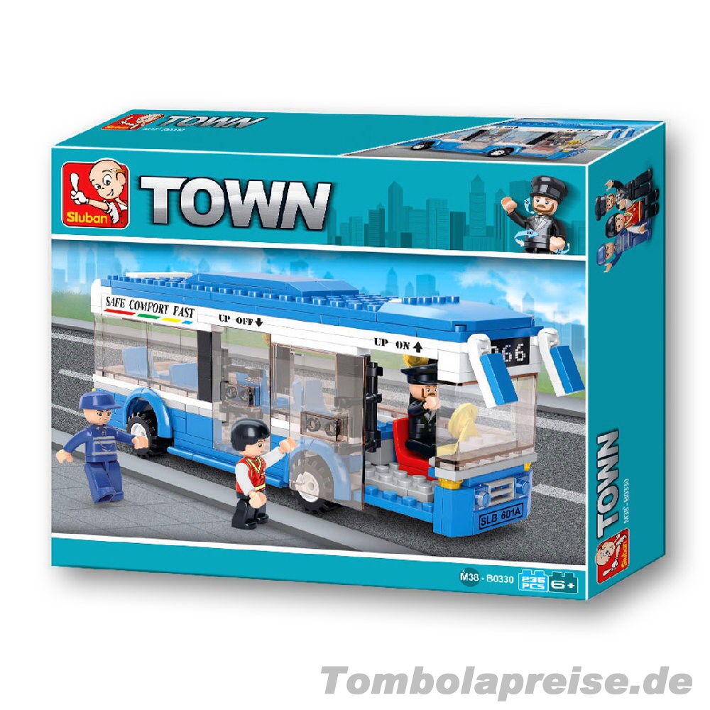 Tombolapreis Bus Klemmbausteinkasten