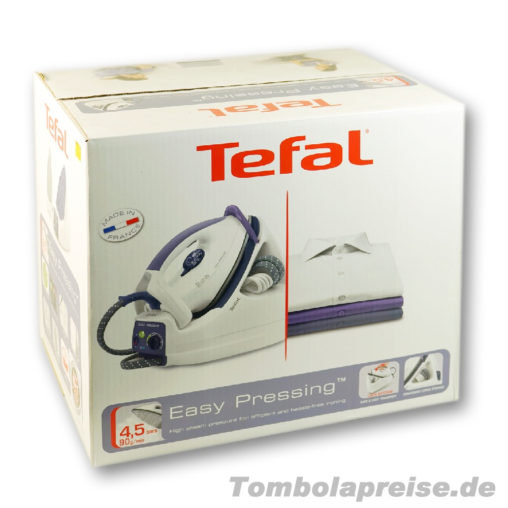 Tombolapreis Dampfbügelstation Tefal