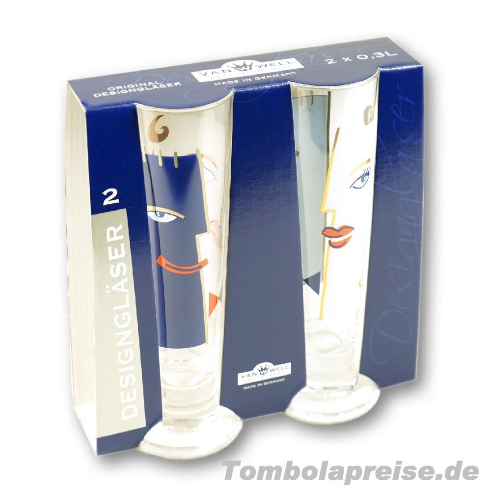 Tombolapreis Design-Biertulpen 2er-Set