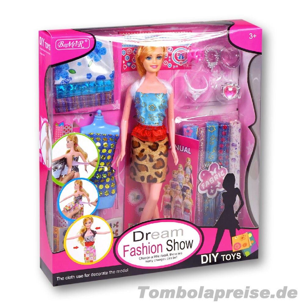 Tombolapreis Designer-Modepuppe