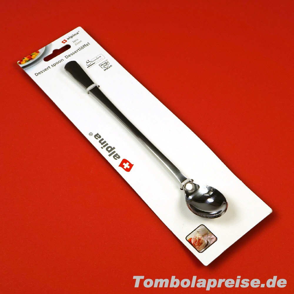 Tombolapreis Dessertlöffel aus Edelstahl