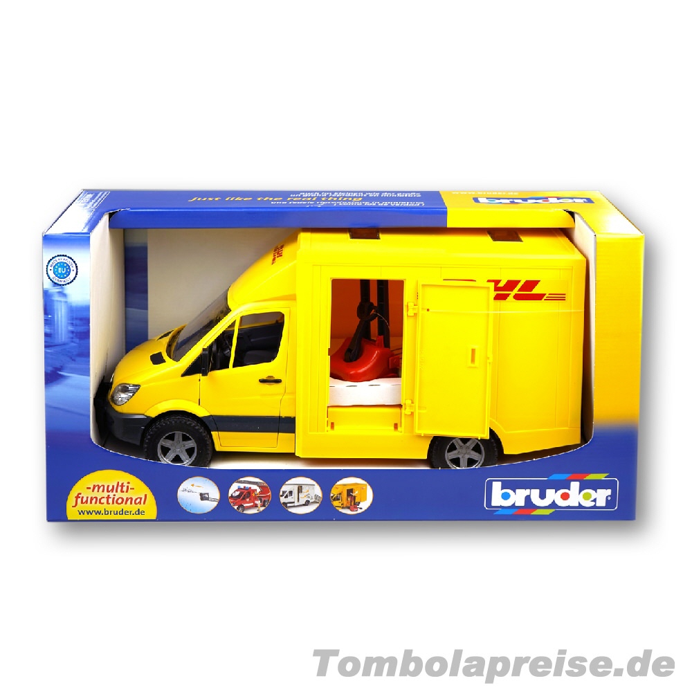 Tombolapreis Spielzeug DHL-Sprinter Bruder